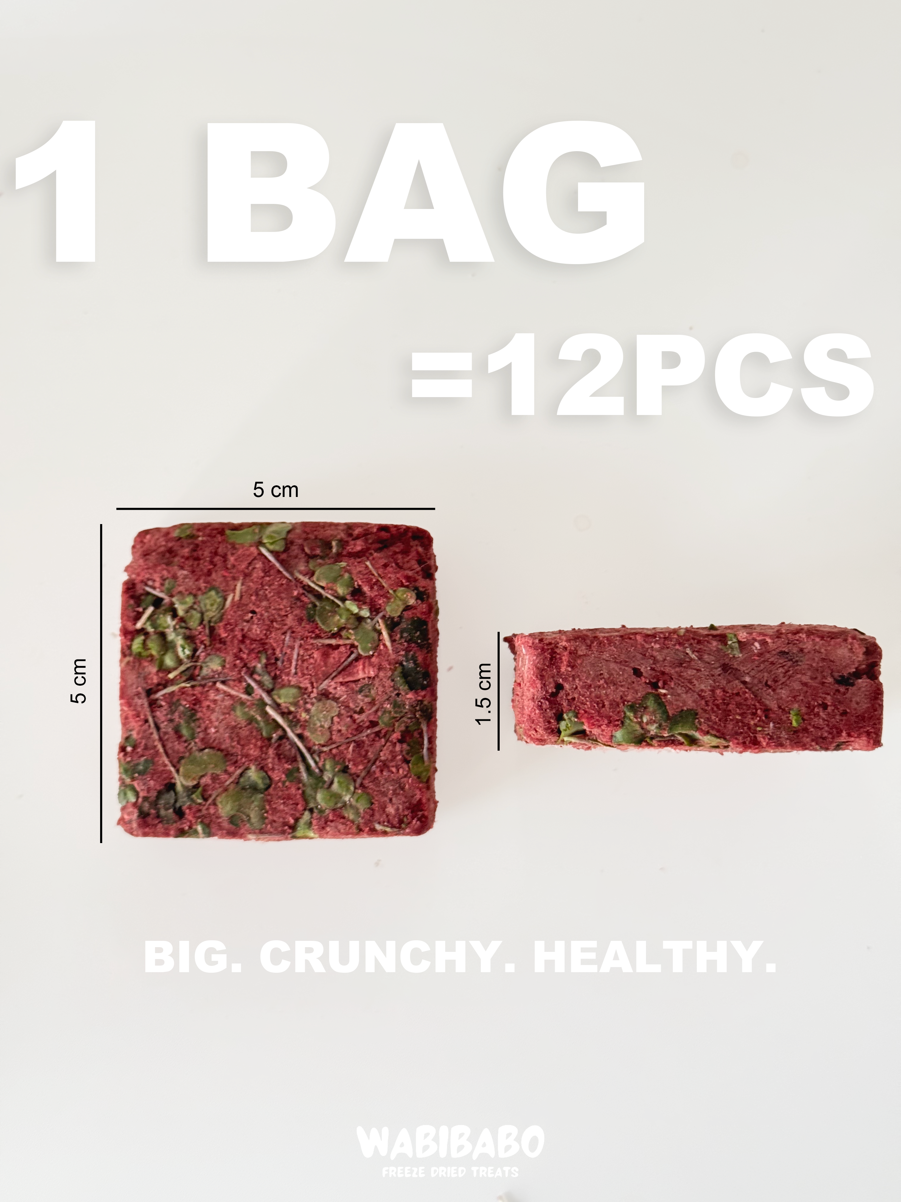 Freeze-Dried Bison & Broccoli Sprouts Patty – Superfood Boost