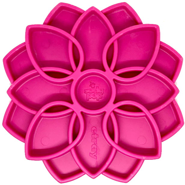 Mandala Design eTray Enrichment Tray for Dogs-Pink