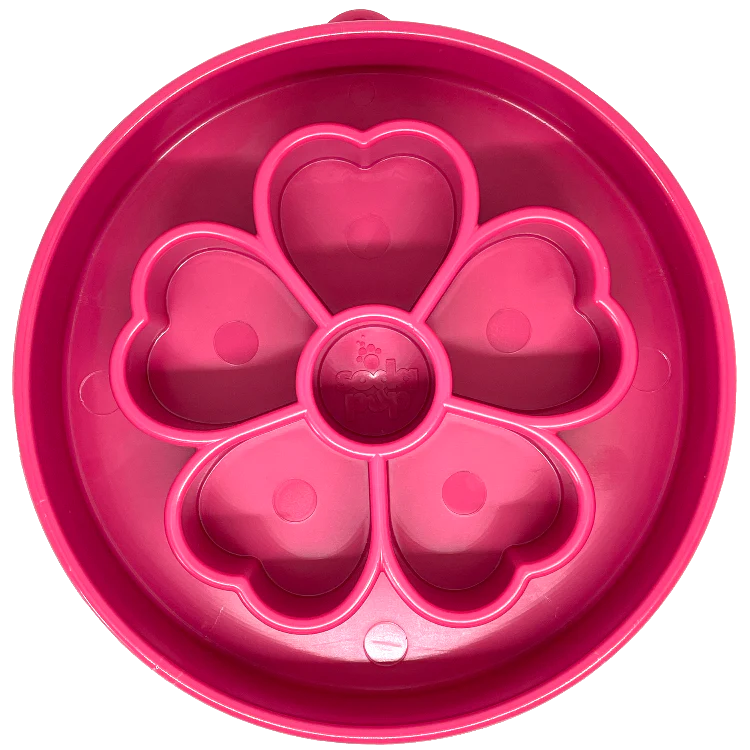 Sodapup-Flower Design eBowl Enrichment Slow Feeder Bowl for Dogs