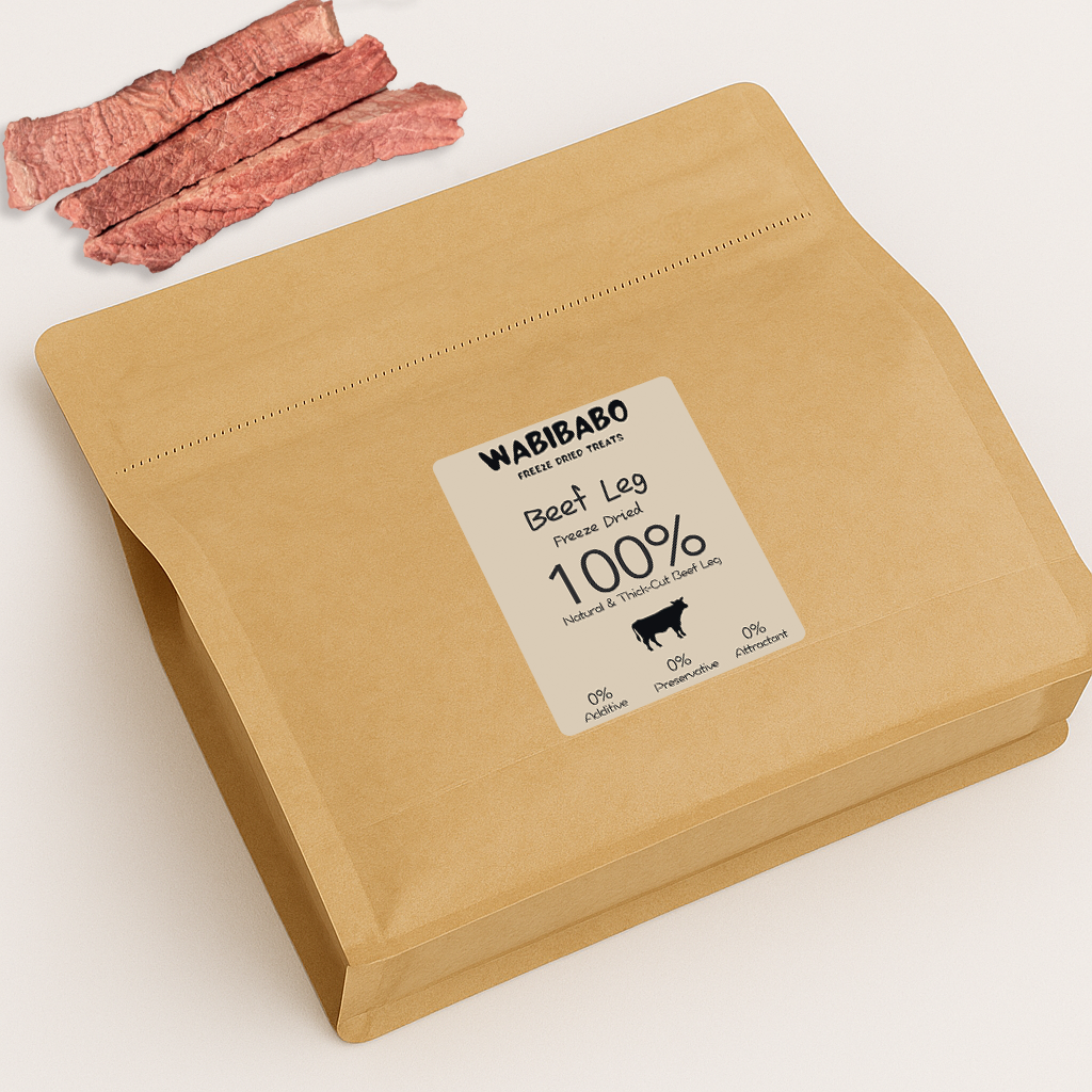 Freeze-Dried Thick-Cut Beef Strips – Tender & Tight Muscle Meat Treat