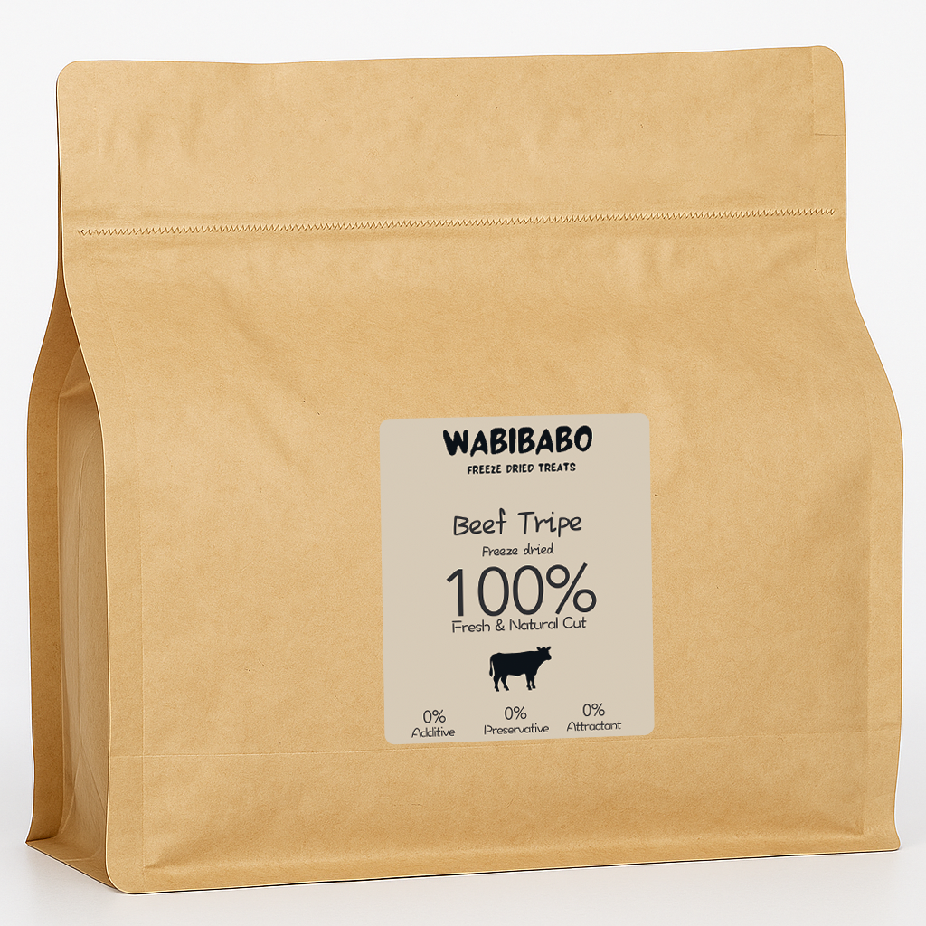 Freeze-Dried Beef Tripe – Nutrient-Dense Superfood Treat for Digestive Health